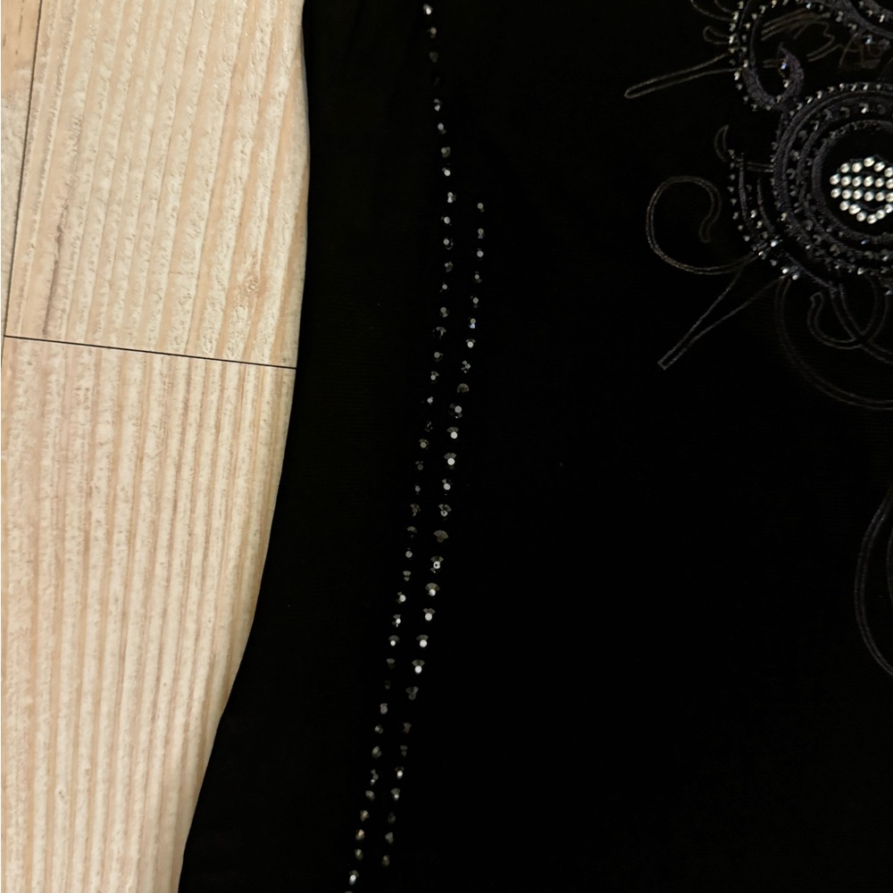 Harley Davidson black tank top w/bling - Picture 4 of 5